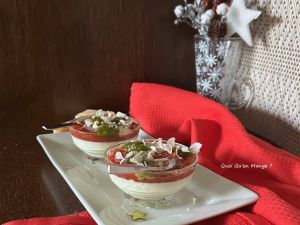 Recette Blanc-Manger au Parmesan ~ Coulis de Tomates ~ Emulsion au Basilic