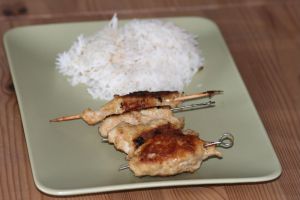 Recette Petite Inspiration Asiatique, Brochettes de Poulet a La Sauce Soja