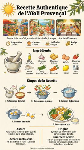 Recette Authentique de l’aïoli provençal