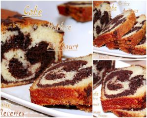 Recette Cake marbre/yaourt