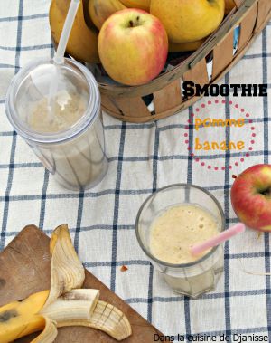 Recette Smoothie pomme-banane – Vegan