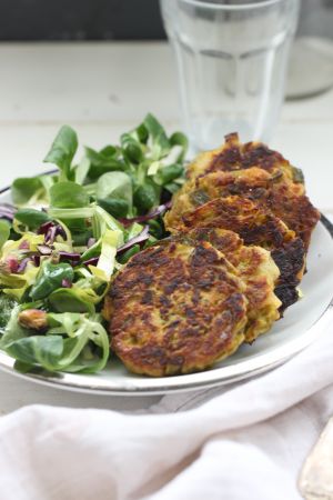 Recette Galettes aux poireaux (vegan – sans gluten)