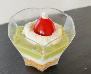 Recette Verrines Avocat fromage - Apéritif Festif