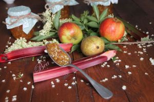 Recette Confiture pommes poires fleurs de sureau