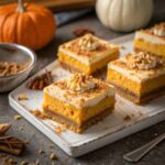 Recette Pumpkin Cake Squares