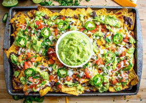 Recette Meilleure recette de nachos végétarien aux fèves noires!