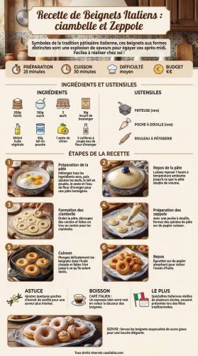 Recette Beignets Italiens : ciambelle et Zeppole
