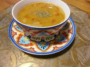 Recette Soupe de fèves au cumin