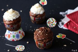 Recette Cupcakes au gingembre, chocolat et mascarpone