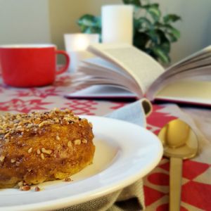 Recette Mug cake sucré au potimarron et noisette (vegan)