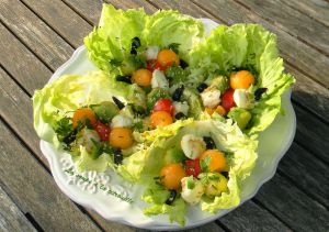 Recette Salade de billes multicolores au sésame