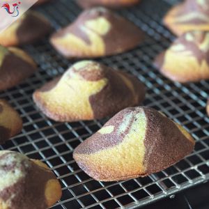 Recette Madeleines Marbrées