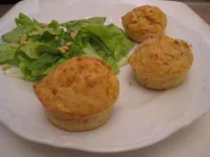 Recette Muffin jambon - fromage
