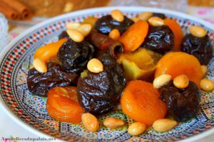 Recette Tajine d’agneau aux pruneaux et abricots secs