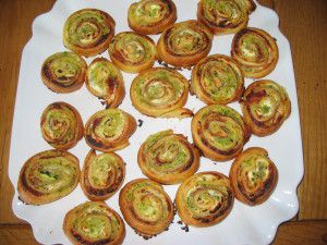 Recette Feuilletés fromage et courgettes