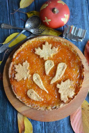 Recette Crostata di Halloween - Tarte d'Halloween à l 'abricot