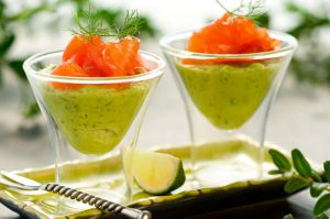 Recette Verrines de Crème d’Avocat et Saumon – Une Entrée parfaite