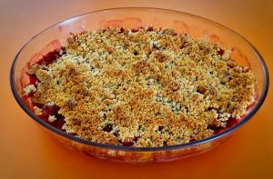 Recette Crumble aux pommes et fraises