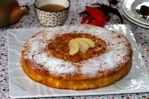 Recette Gâteau madeleine aux pommes