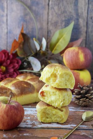 Recette Brioches fourrées pommes caramélisées