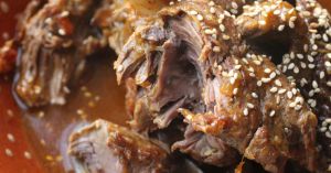 Recette Gigot d'agneau à la cuillère aux saveurs chinoises (cuisson sous pression)