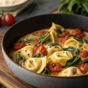 Recette Spinach Tomato Tortellini – 15-Minute Italian Dinner