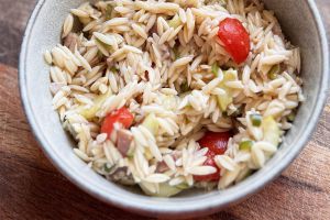 Recette Salade de risoni légère