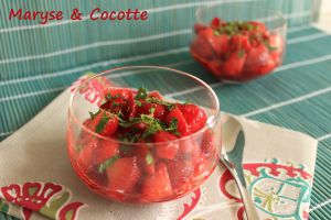 Recette Salade de fraises
