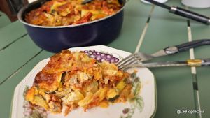 Recette Moussaka de courgettes et pommes de terre