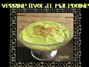 Recette Verrine Crème d'Avocat Macédoine