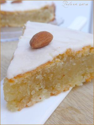 Recette L’amandier ou gâteau fondant aux amandes vegan {sans oeufs, sans lactose, sans gluten}