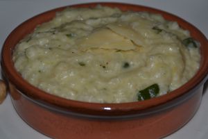 Recette Risotto crémeux courgettes & parmesan