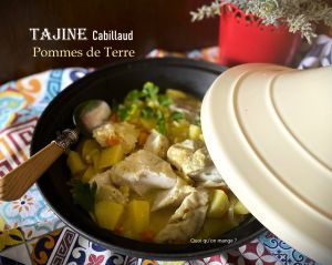 Recette Tajine de cabillaud aux pommes de terre