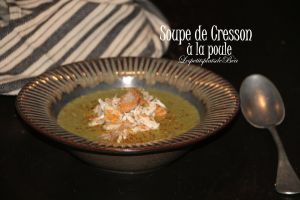 Recette Soupe de cresson à la poule