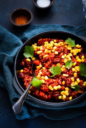 Recette Chili con carne à la saucisse