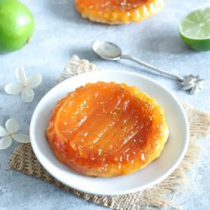 Recette Tatin mangue citron vert {vegan}