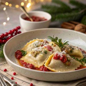 Recette Easy Christmas Stuffed Pasta – Festive Shells Recipe