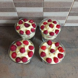 Recette Tiramisu aux framboises du jardin