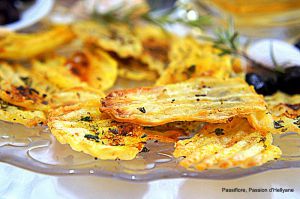 Recette CHIPS de pommes de terre croustillantes au four
