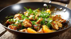 Recette Poulet au pamplemousse chinois