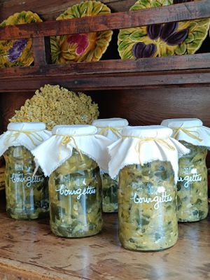 Recette Conserves de compote de courgettes au basilic