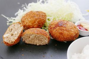 Recette Menchi-katsu – Boeuf haché pané