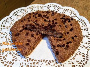 Recette Cookie géant vegan au micro ondes