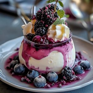 Recette Glace Myrtilles Maison : Recette Facile et Savoureuse