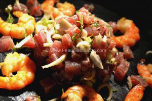 Recette Tartare De Thon Au Gin Fenouil Et Crevettes