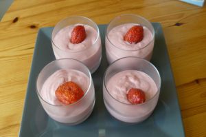 Recette Mousse aux fraises et mascarpone