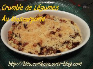 Recette Crumble de Légumes d'Automne au Mascarpone