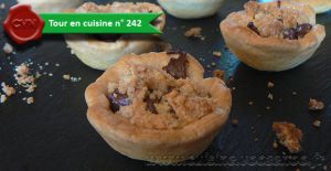 Recette Mini tartelettes Nutella crumble