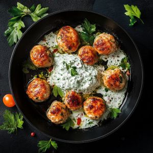 Recette Boulettes Grecques au Tzatziki