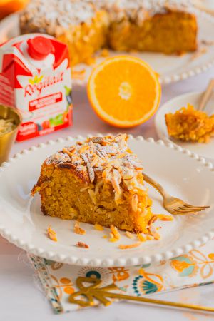 Recette Gâteau moelleux à l’orange et aux amandes
